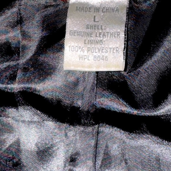 AWESOME VINTAGE DISTRESSED Women's Black Leather Jacket - Picture 9 of 10